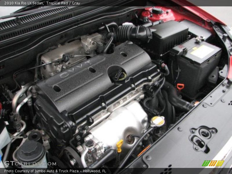 Tropical Red / Gray 2010 Kia Rio LX Sedan