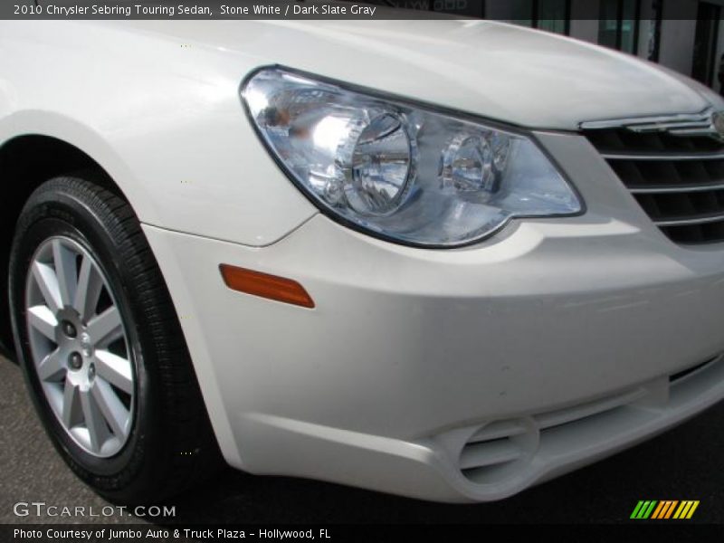Stone White / Dark Slate Gray 2010 Chrysler Sebring Touring Sedan