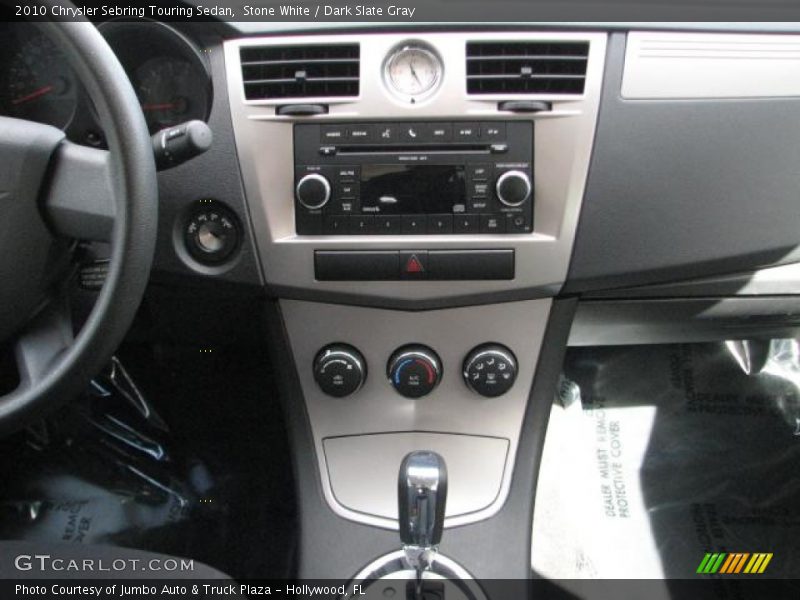 Stone White / Dark Slate Gray 2010 Chrysler Sebring Touring Sedan