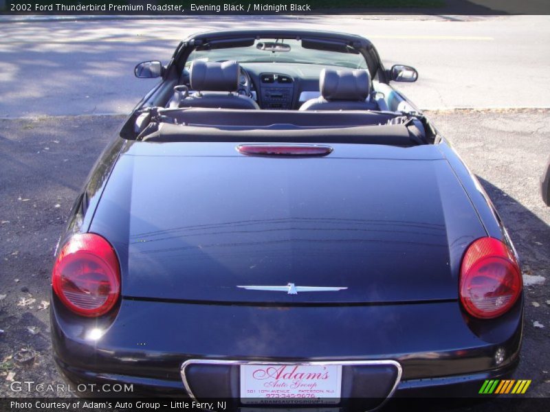  2002 Thunderbird Premium Roadster Evening Black