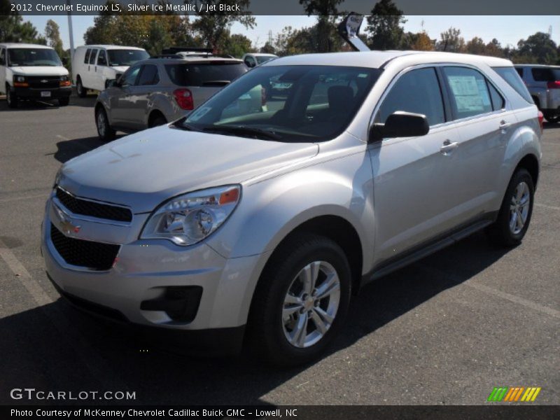 Silver Ice Metallic / Jet Black 2012 Chevrolet Equinox LS