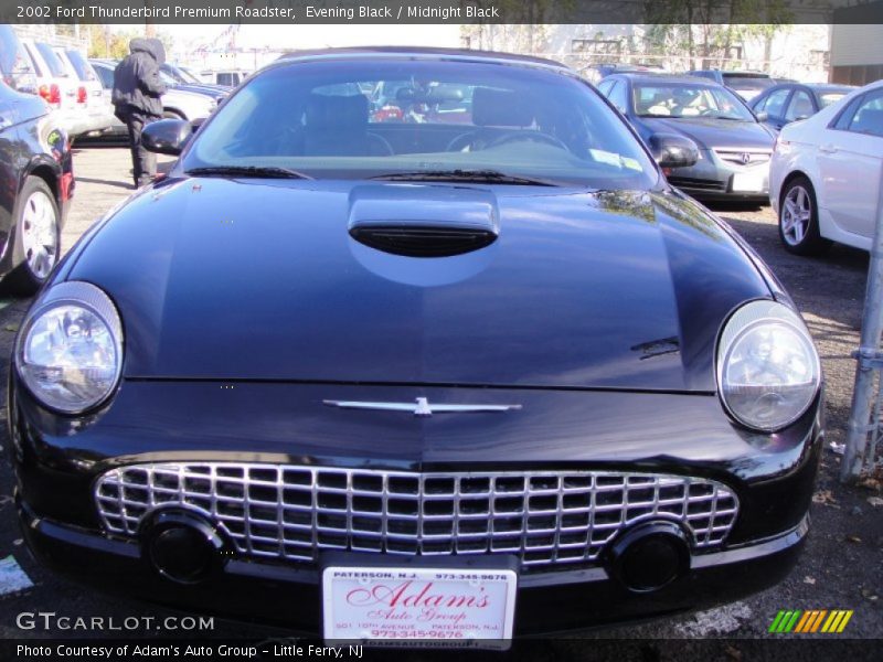 Evening Black / Midnight Black 2002 Ford Thunderbird Premium Roadster