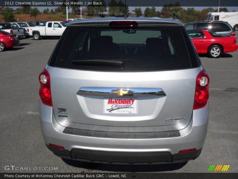 Silver Ice Metallic / Jet Black 2012 Chevrolet Equinox LS