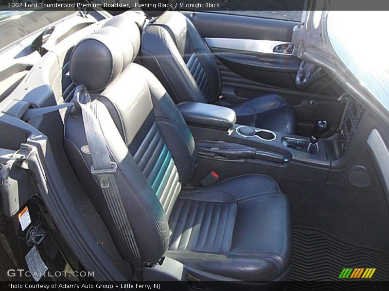 Evening Black / Midnight Black 2002 Ford Thunderbird Premium Roadster