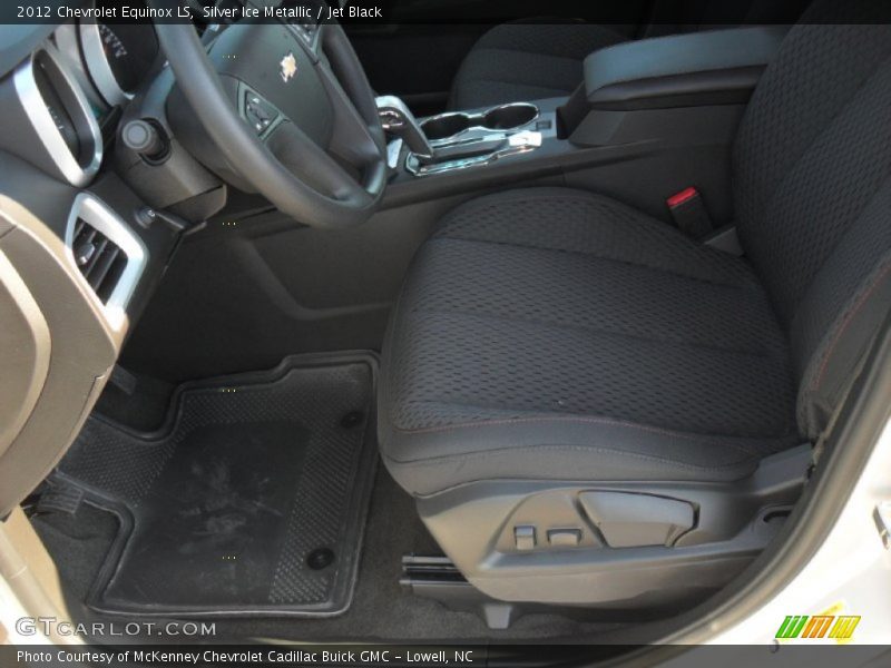Silver Ice Metallic / Jet Black 2012 Chevrolet Equinox LS