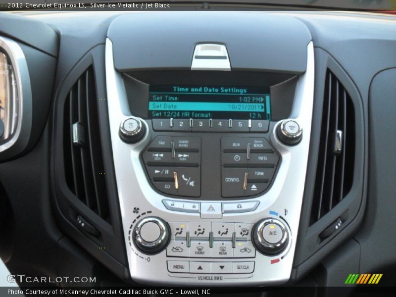 Silver Ice Metallic / Jet Black 2012 Chevrolet Equinox LS