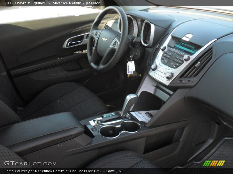 Silver Ice Metallic / Jet Black 2012 Chevrolet Equinox LS