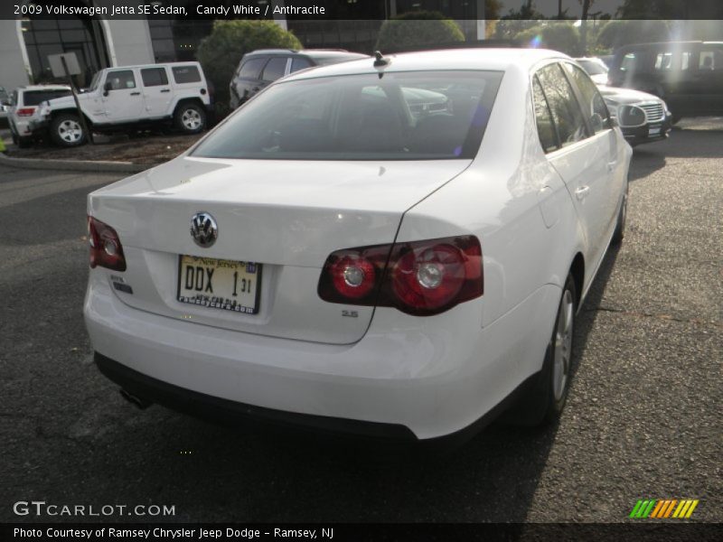 Candy White / Anthracite 2009 Volkswagen Jetta SE Sedan