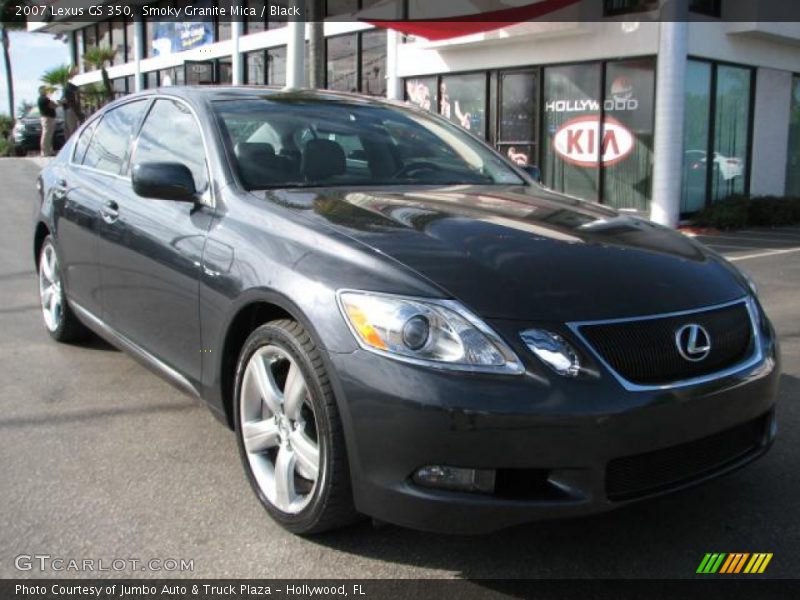 Smoky Granite Mica / Black 2007 Lexus GS 350