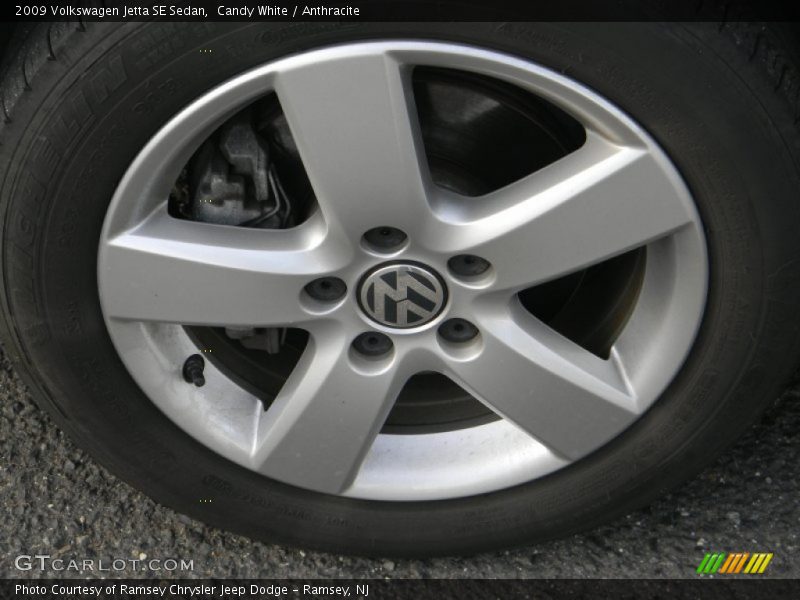 Candy White / Anthracite 2009 Volkswagen Jetta SE Sedan
