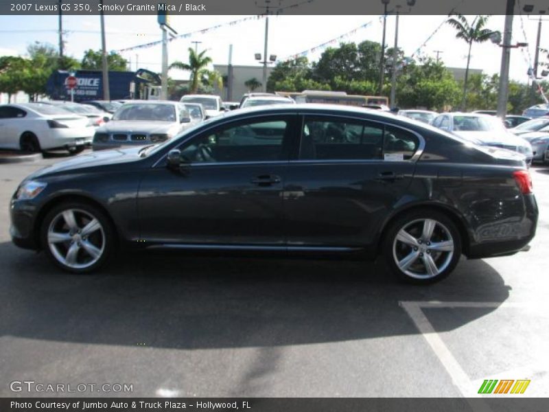 Smoky Granite Mica / Black 2007 Lexus GS 350