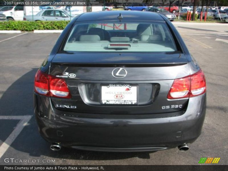 Smoky Granite Mica / Black 2007 Lexus GS 350