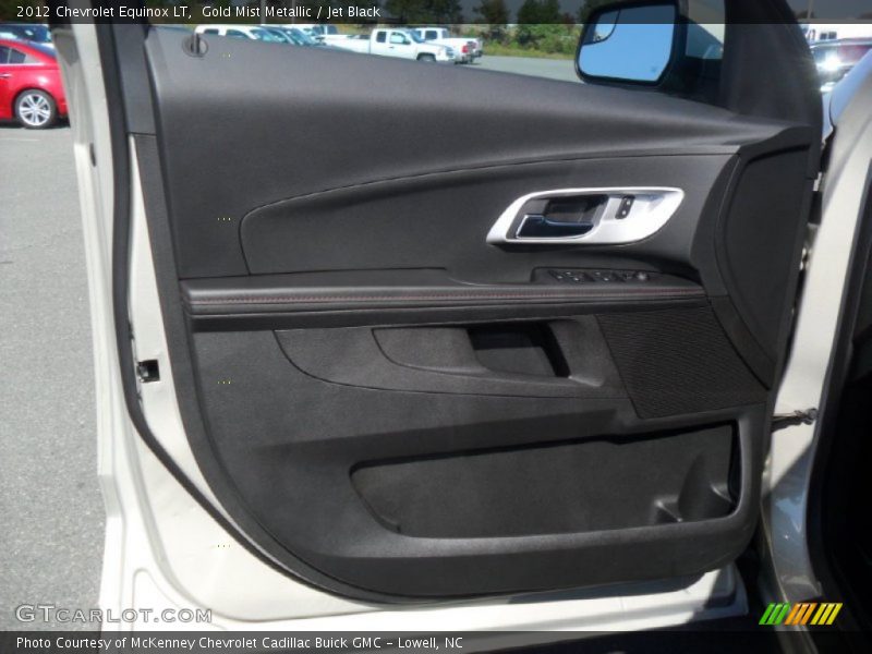 Gold Mist Metallic / Jet Black 2012 Chevrolet Equinox LT