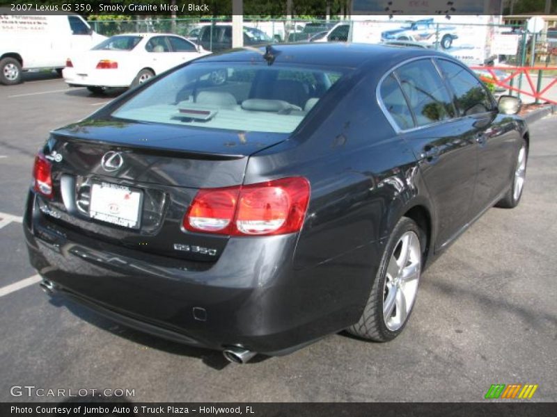 Smoky Granite Mica / Black 2007 Lexus GS 350