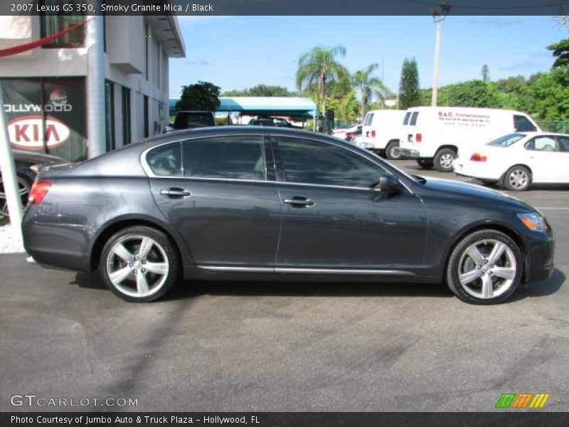 Smoky Granite Mica / Black 2007 Lexus GS 350