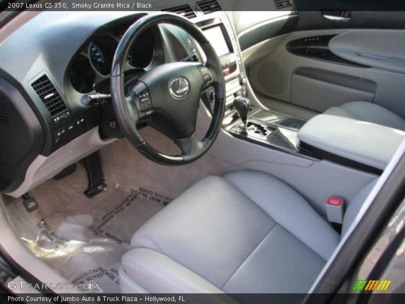 Smoky Granite Mica / Black 2007 Lexus GS 350