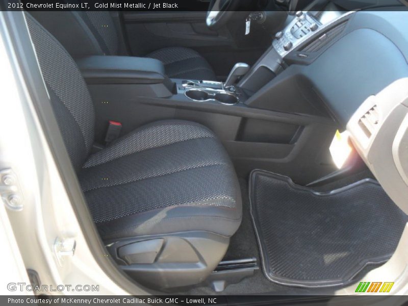 Gold Mist Metallic / Jet Black 2012 Chevrolet Equinox LT