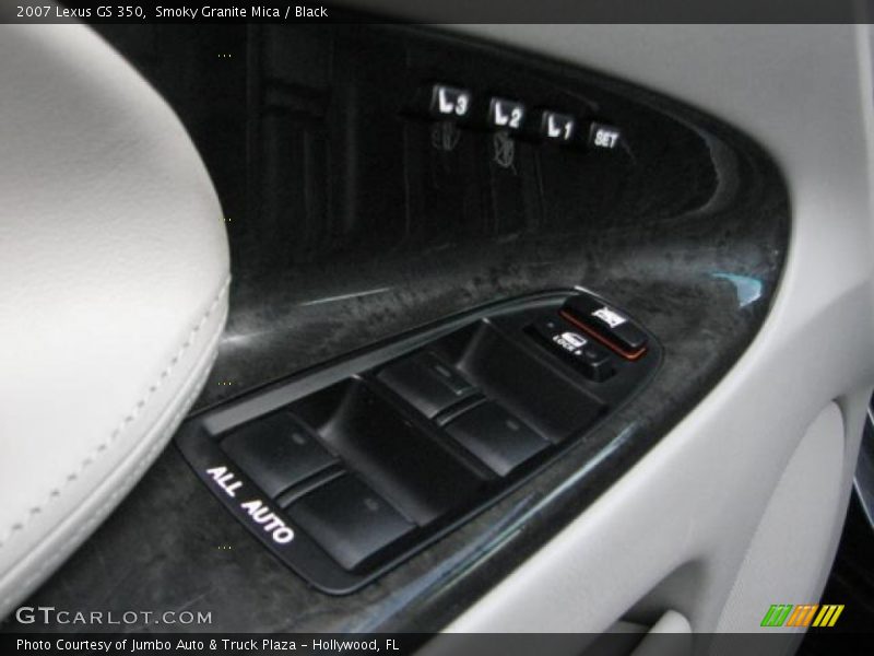 Smoky Granite Mica / Black 2007 Lexus GS 350