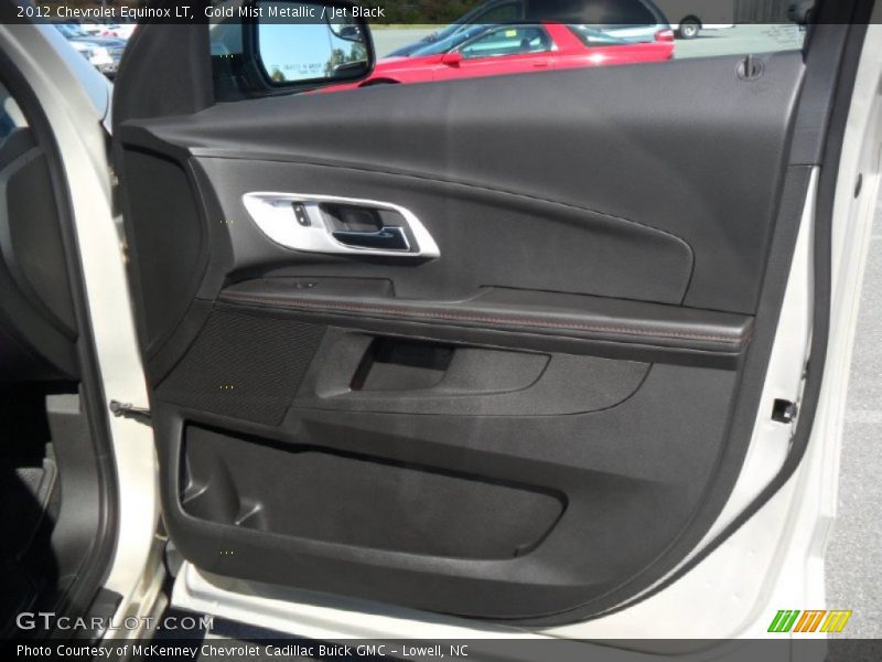 Gold Mist Metallic / Jet Black 2012 Chevrolet Equinox LT
