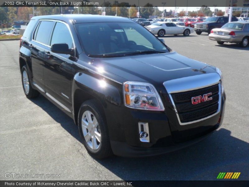 Onyx Black / Light Titanium 2012 GMC Terrain SLE
