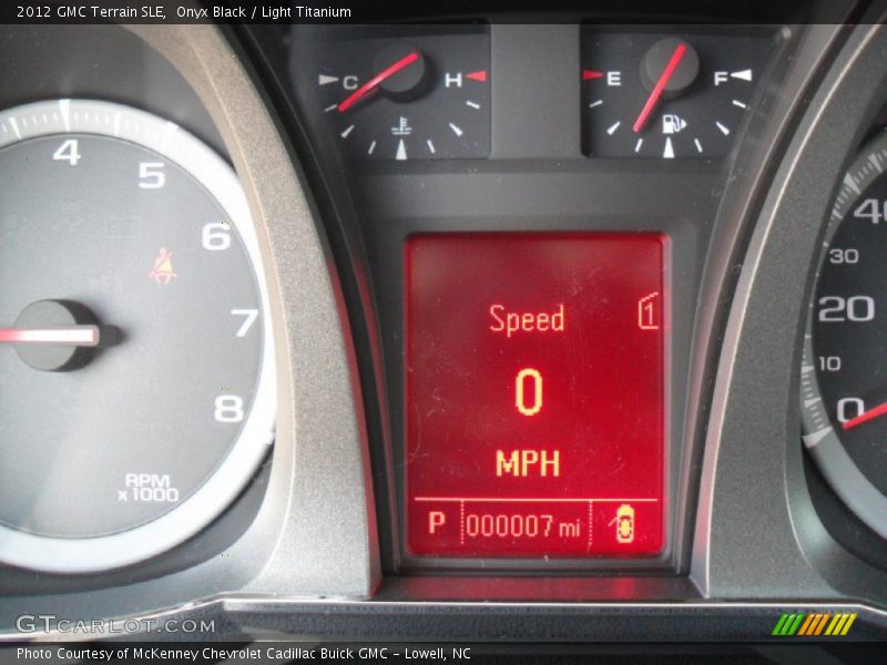 Onyx Black / Light Titanium 2012 GMC Terrain SLE