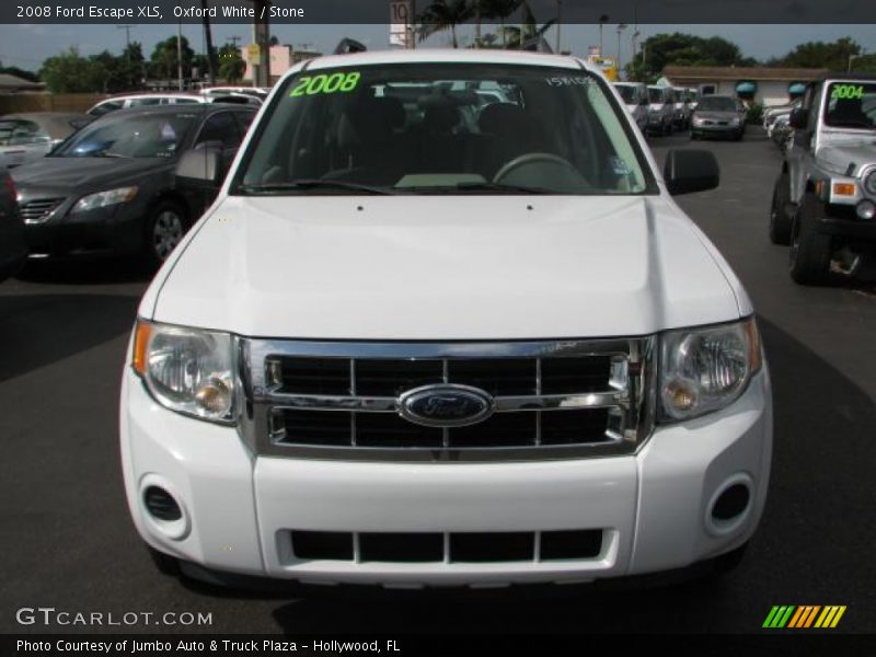 Oxford White / Stone 2008 Ford Escape XLS