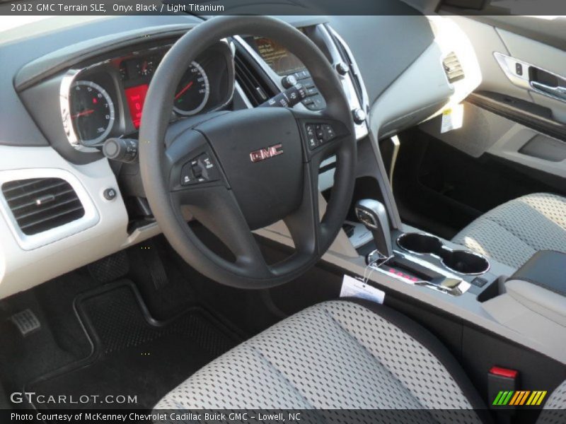 Onyx Black / Light Titanium 2012 GMC Terrain SLE