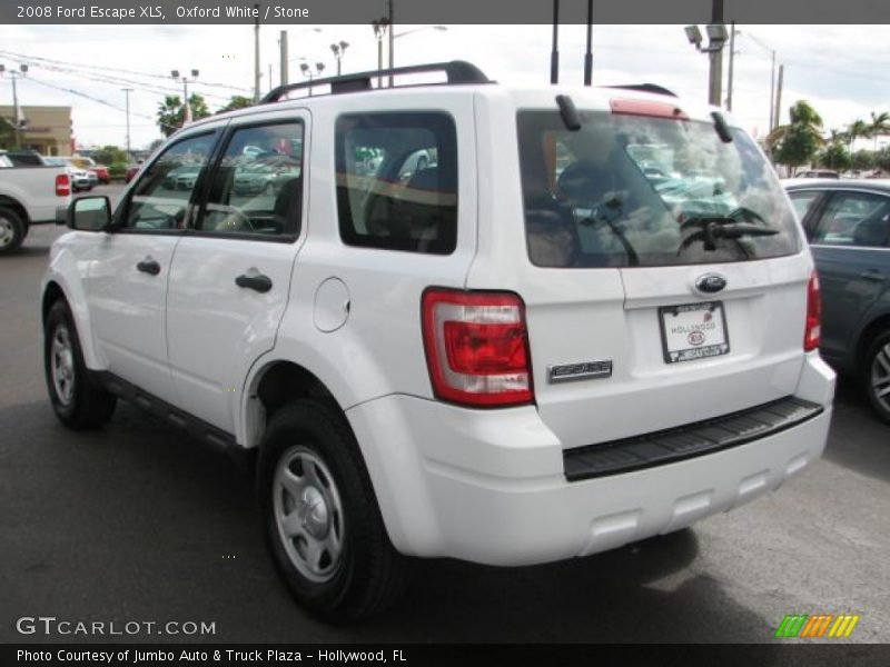 Oxford White / Stone 2008 Ford Escape XLS