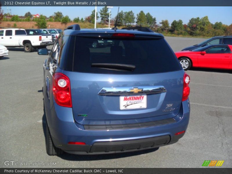 Twilight Blue Metallic / Jet Black 2012 Chevrolet Equinox LT