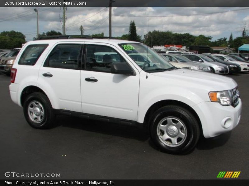 Oxford White / Stone 2008 Ford Escape XLS