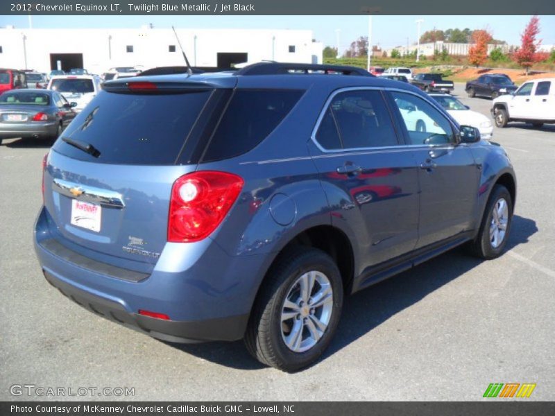 Twilight Blue Metallic / Jet Black 2012 Chevrolet Equinox LT