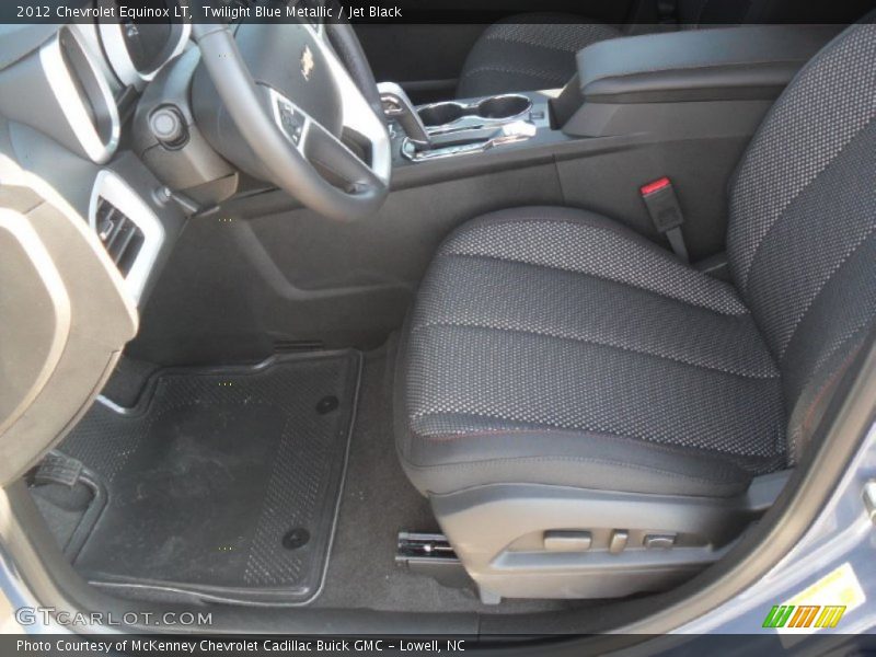 Twilight Blue Metallic / Jet Black 2012 Chevrolet Equinox LT