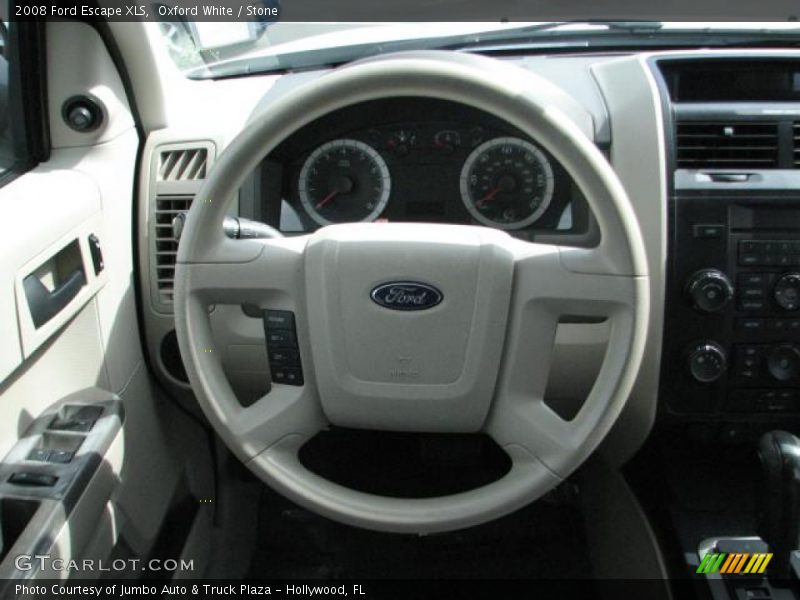 Oxford White / Stone 2008 Ford Escape XLS
