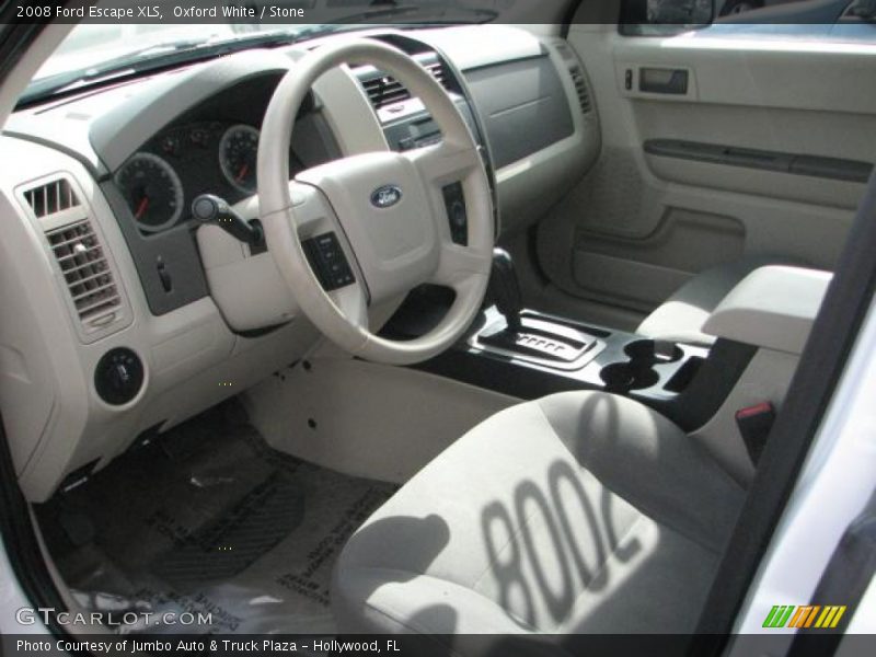 Oxford White / Stone 2008 Ford Escape XLS