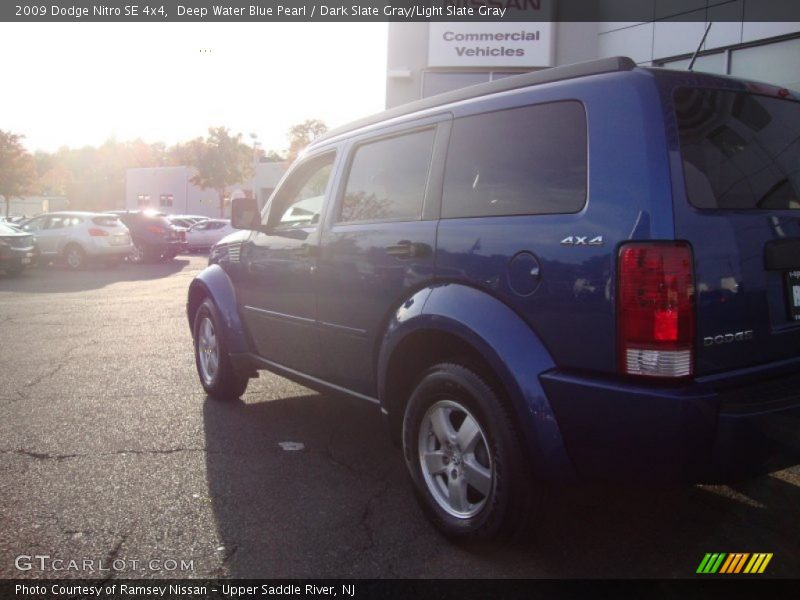 Deep Water Blue Pearl / Dark Slate Gray/Light Slate Gray 2009 Dodge Nitro SE 4x4