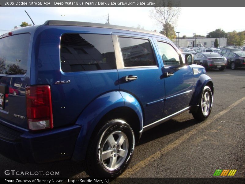 Deep Water Blue Pearl / Dark Slate Gray/Light Slate Gray 2009 Dodge Nitro SE 4x4