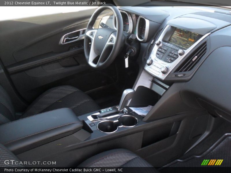 Twilight Blue Metallic / Jet Black 2012 Chevrolet Equinox LT