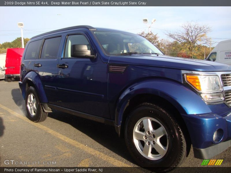 Deep Water Blue Pearl / Dark Slate Gray/Light Slate Gray 2009 Dodge Nitro SE 4x4