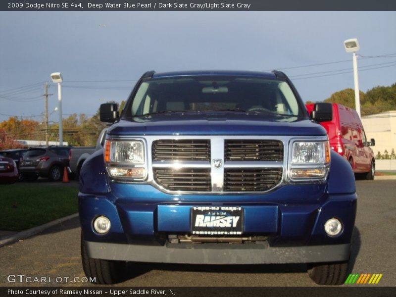 Deep Water Blue Pearl / Dark Slate Gray/Light Slate Gray 2009 Dodge Nitro SE 4x4