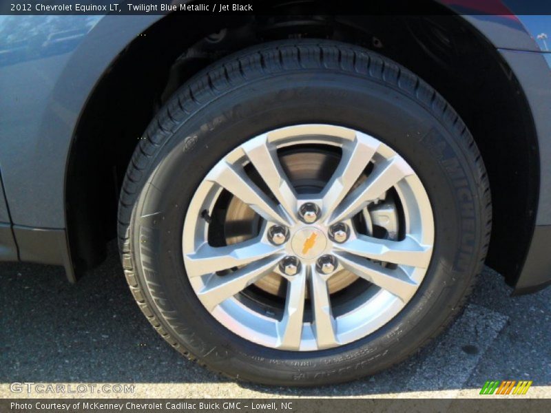 Twilight Blue Metallic / Jet Black 2012 Chevrolet Equinox LT