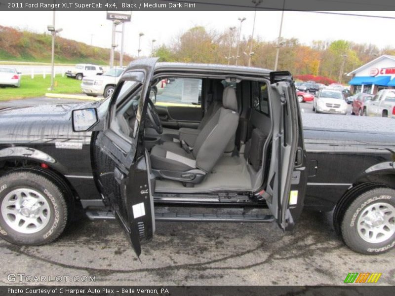 Black / Medium Dark Flint 2011 Ford Ranger XLT SuperCab 4x4