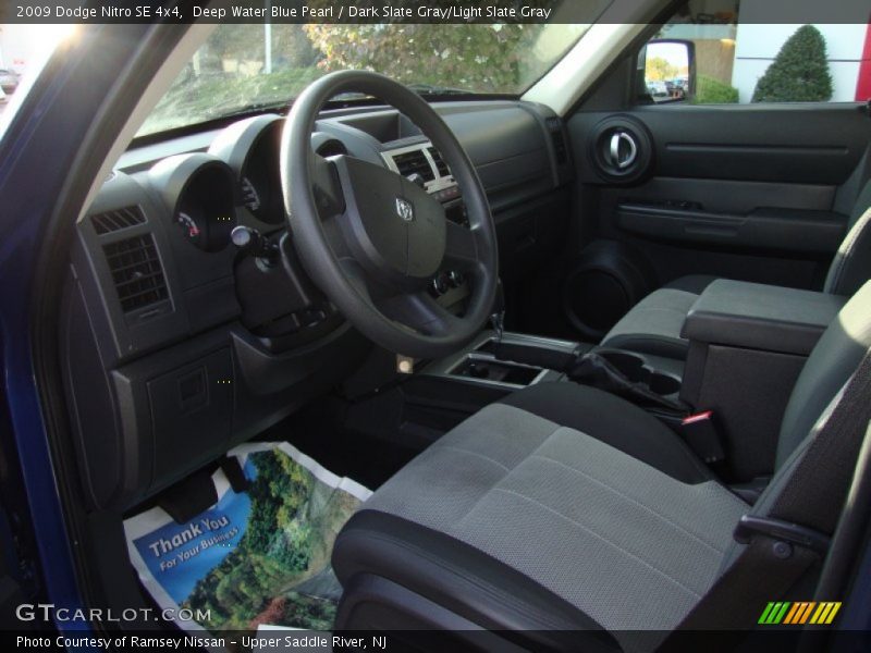 Deep Water Blue Pearl / Dark Slate Gray/Light Slate Gray 2009 Dodge Nitro SE 4x4