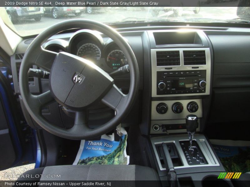Deep Water Blue Pearl / Dark Slate Gray/Light Slate Gray 2009 Dodge Nitro SE 4x4