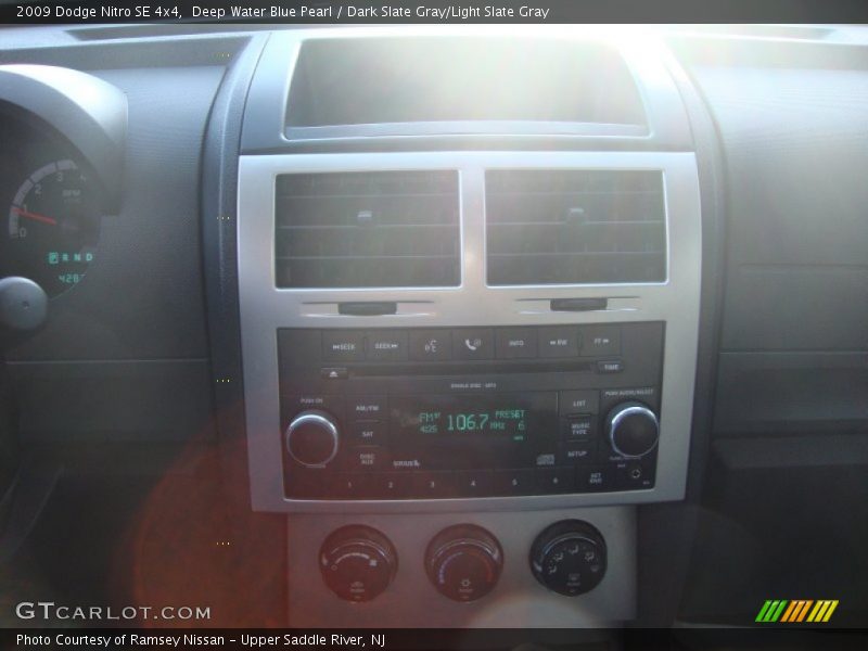 Deep Water Blue Pearl / Dark Slate Gray/Light Slate Gray 2009 Dodge Nitro SE 4x4