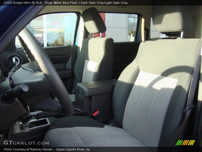 Deep Water Blue Pearl / Dark Slate Gray/Light Slate Gray 2009 Dodge Nitro SE 4x4