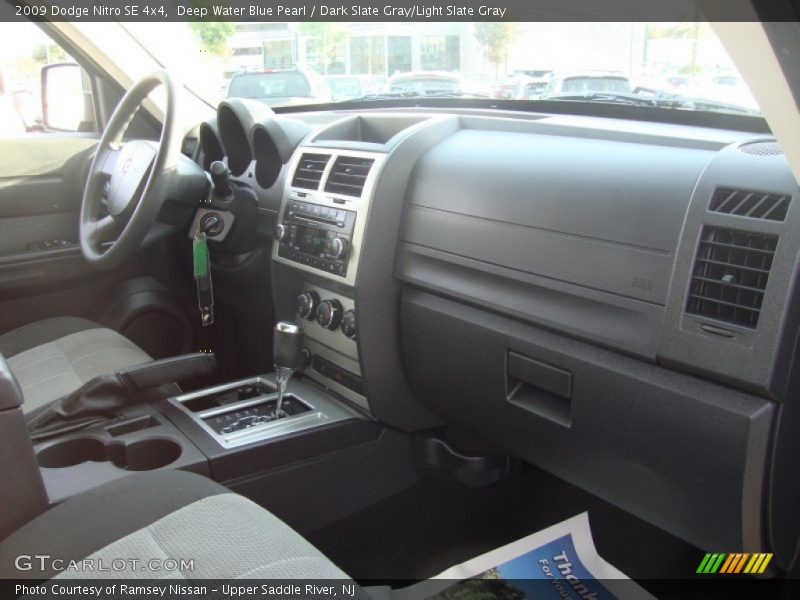 Deep Water Blue Pearl / Dark Slate Gray/Light Slate Gray 2009 Dodge Nitro SE 4x4