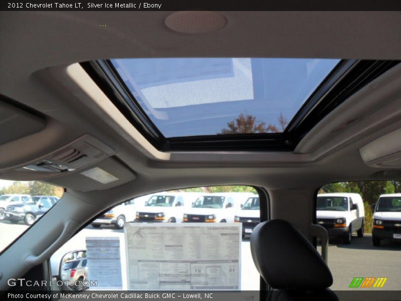 Silver Ice Metallic / Ebony 2012 Chevrolet Tahoe LT