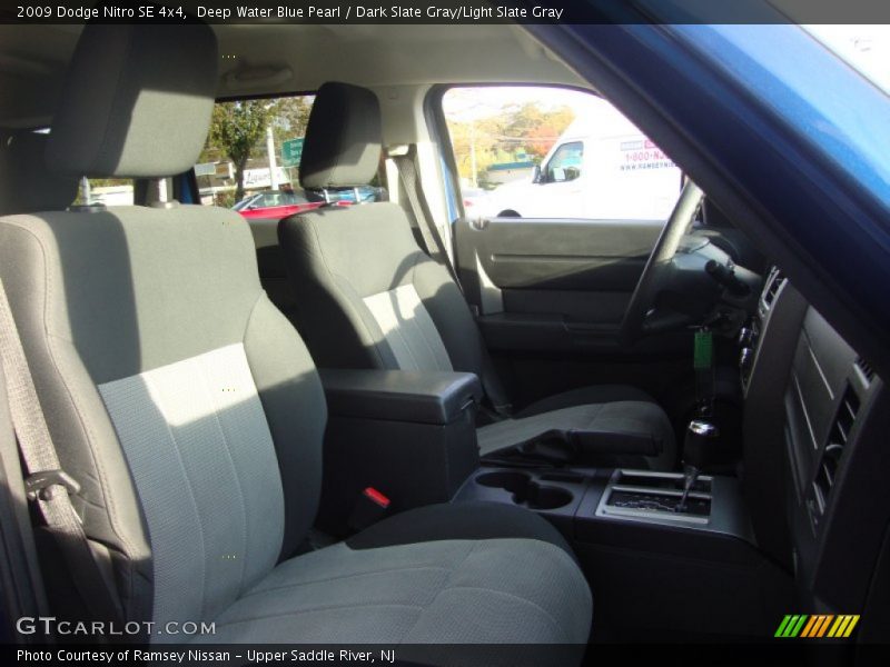 Deep Water Blue Pearl / Dark Slate Gray/Light Slate Gray 2009 Dodge Nitro SE 4x4