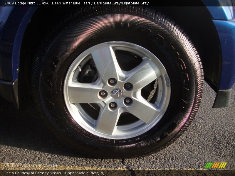 Deep Water Blue Pearl / Dark Slate Gray/Light Slate Gray 2009 Dodge Nitro SE 4x4