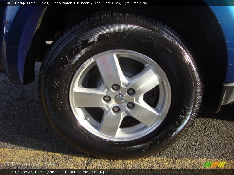Deep Water Blue Pearl / Dark Slate Gray/Light Slate Gray 2009 Dodge Nitro SE 4x4